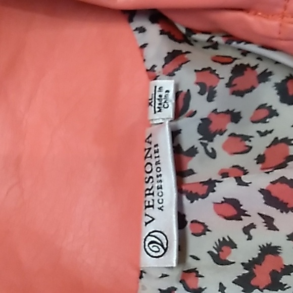 Versona pink XL moto distressed jacket - Picture 3 of 4